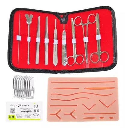 Estuche de disección de 9 piezas