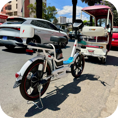 bicicleta electrica con bateria de litio