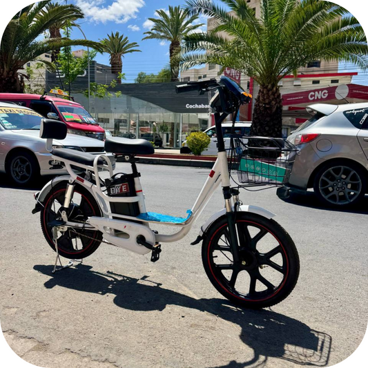 bicicleta electrica con bateria de litio